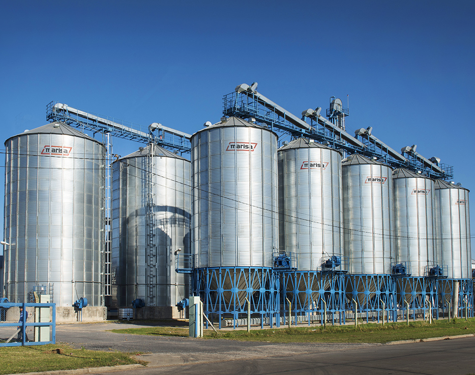 Silo metálico para almacenamiento de granos